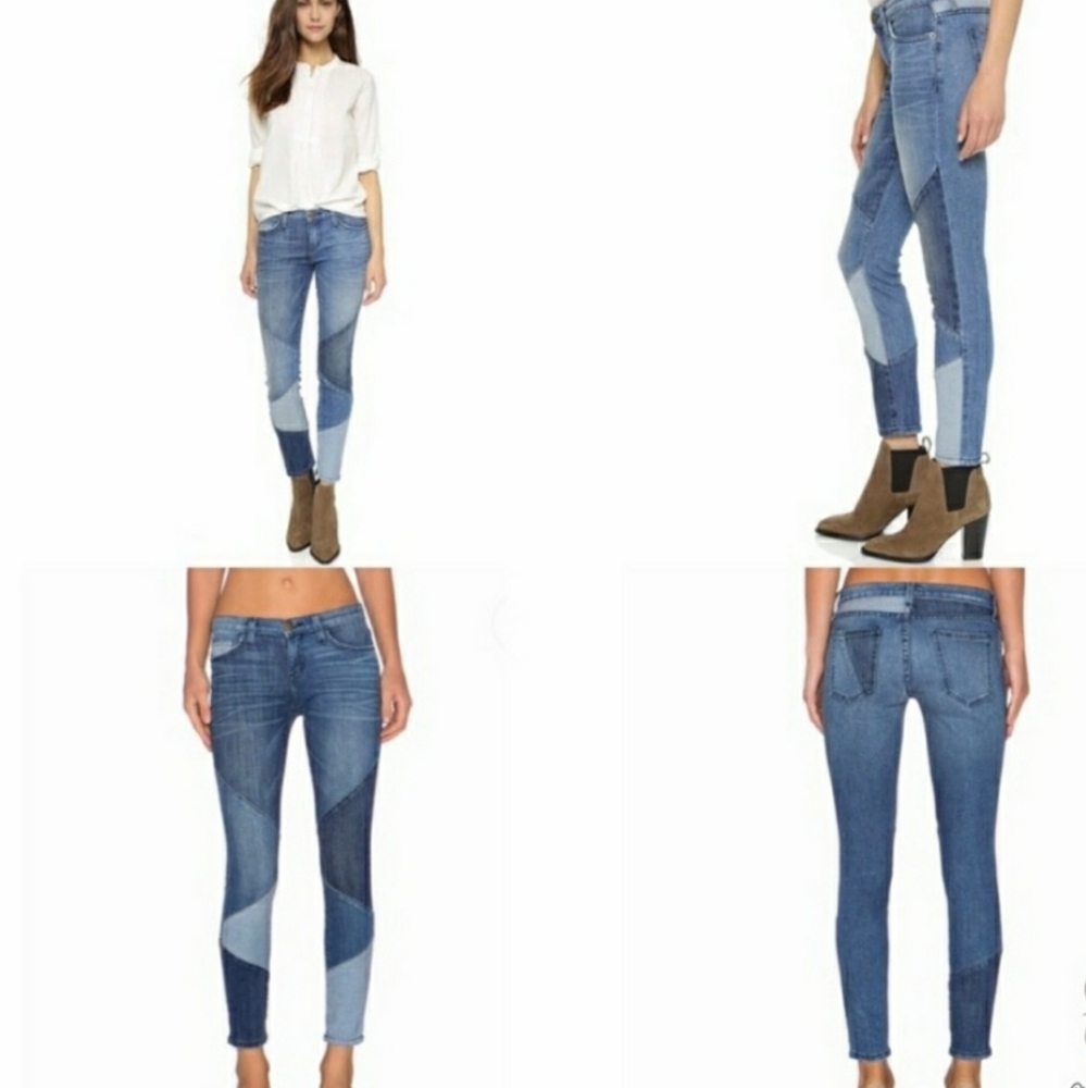 Current Elliott Patchwork Jeans - image 3